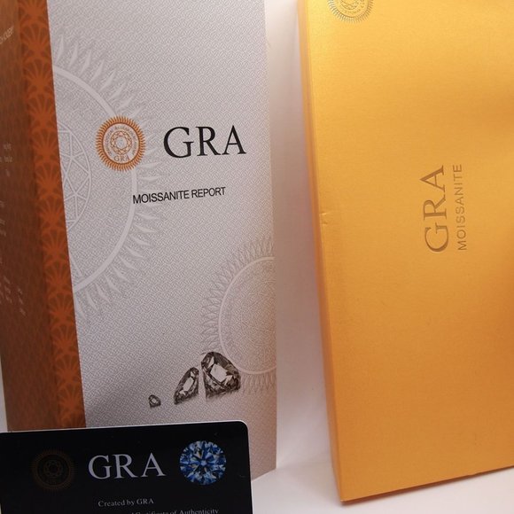 💫 Last One 💫 Huge 4.00ctw Solid Platinum PT950 Certified Moissanite Earrings - Picture 9 of 9